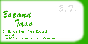 botond tass business card